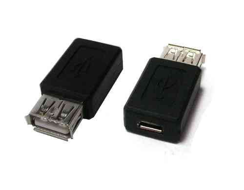 USB A Jack to Micro B Jack